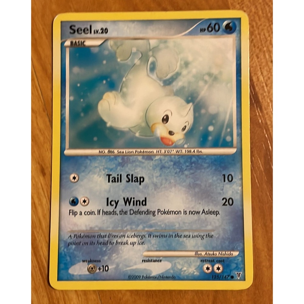 Seel Pokémon Card
